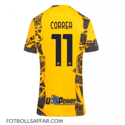 Inter Milan Joaquin Correa #11 Tredjeställ Dam 2024-25 Kortärmad Inter Milan Joaquin Correa #11 Tredjeställ Dam 2024-25 Kortärmad